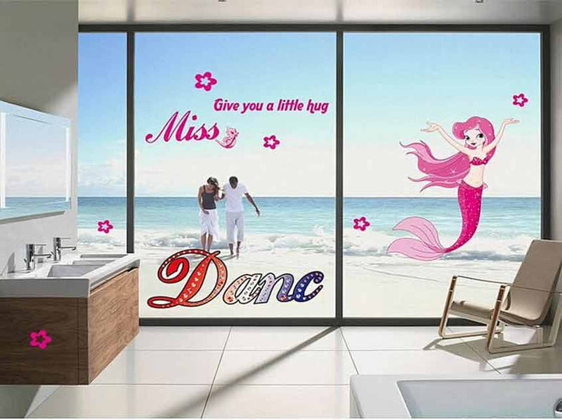 Miss-dance-mermaid-wall-decals-art