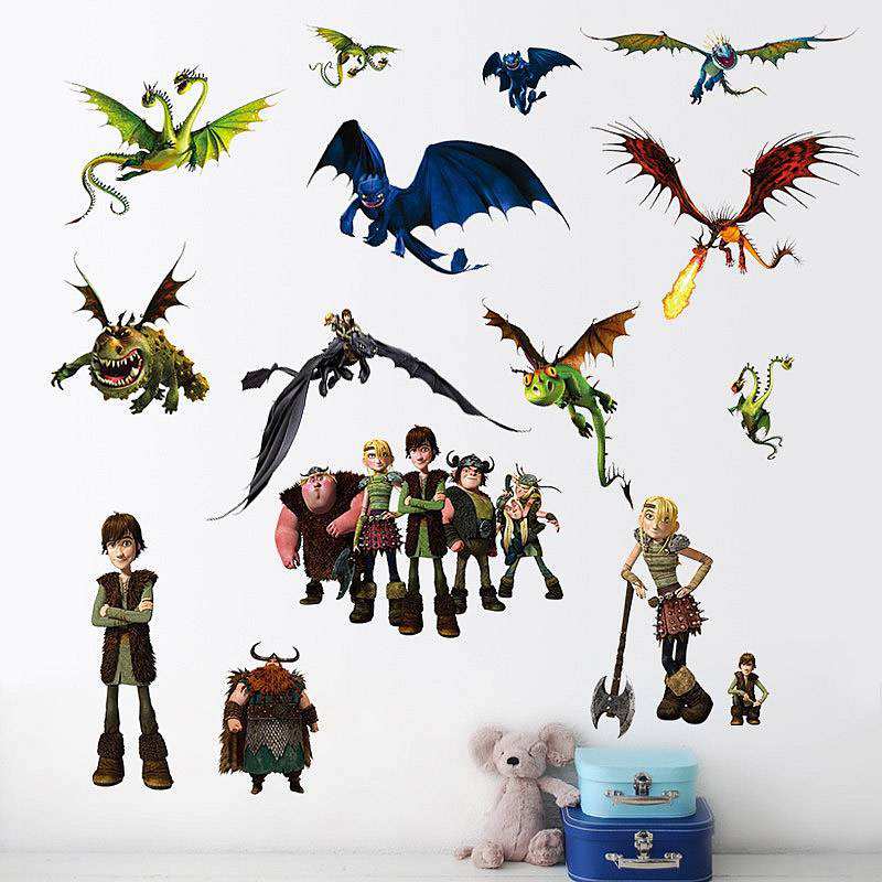 Movies heros wall stickers for kids room decor