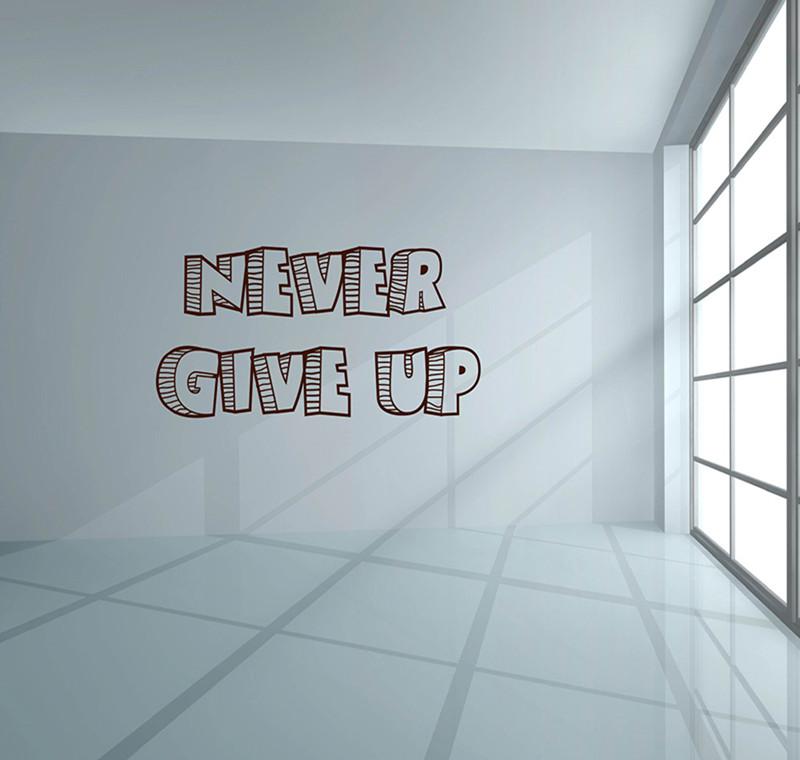 Never Give Up Wall Quote 1024x1024