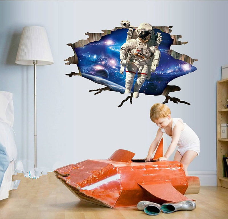 New-3D-Astronauts-Wall-Stickers-for-Kids-Rooms-Decals-Removable-
