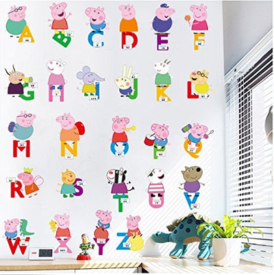 Peppa pig wall decals