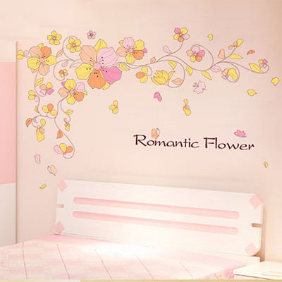 Romantic flower stickers