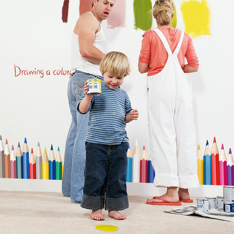 Drawing Colours Wall Stickers