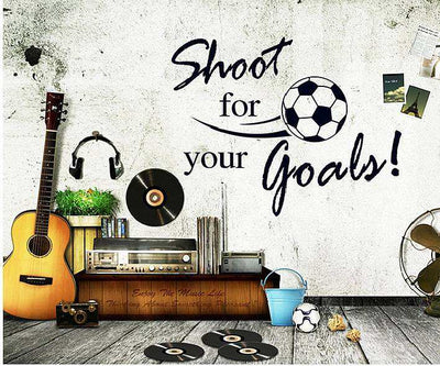 Shoot for your goals wall stickers