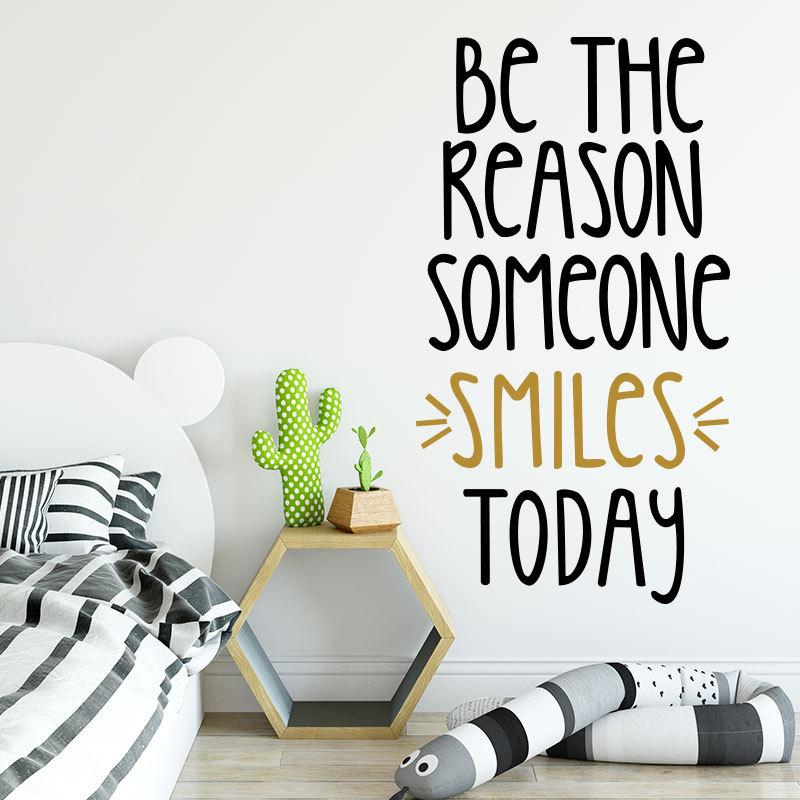 Smiles Today Removable Wall Quotes Sticker Art 2 1024x1024