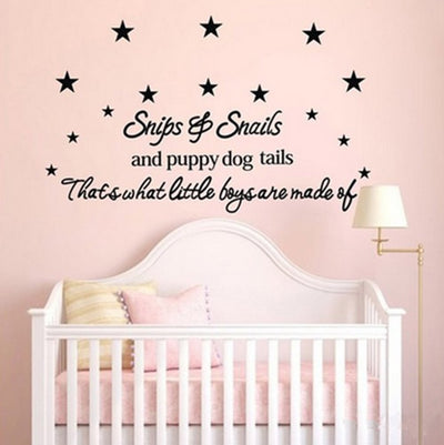 Snips and Snails Puppy Dog Tails wall decal