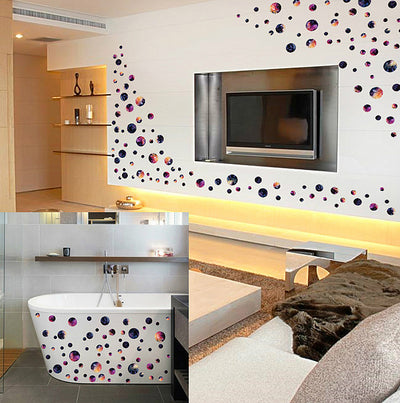Solar System Dots Wall Stickers