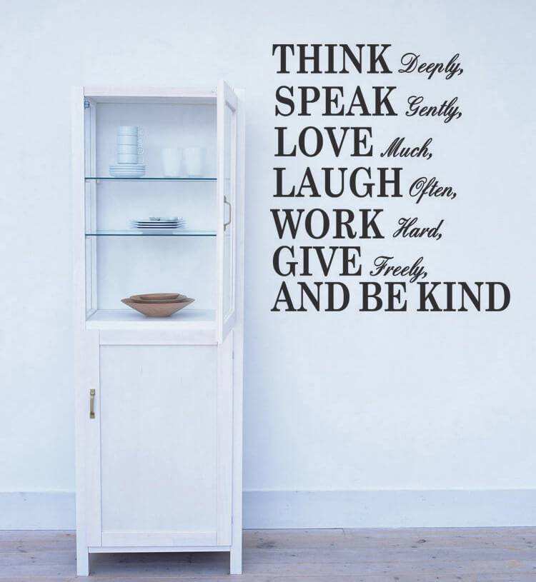 Think-Deeply-Speak-Gently-Love-Much-2015-High-Quality-Wall-Sticker-Removable-Wall-Decal