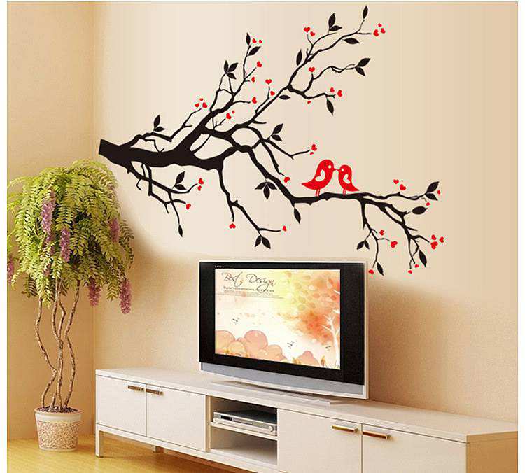 Tree branches wall art decals