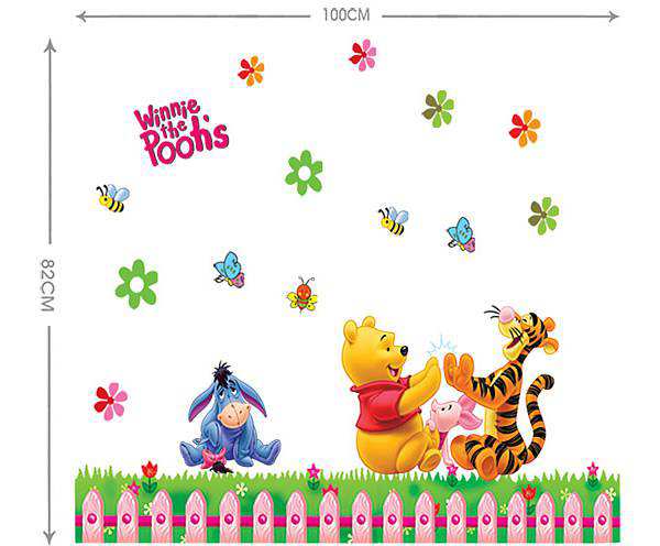 Winnie The Poou Party Wall Decals Wall Stickers 3