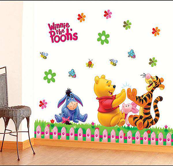 Nursery Winnie The Pooh Party Wall Decals | Nursery | Wall Stickers ...