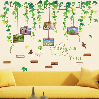 Leafy Vines Memory Tree Wall Stickers