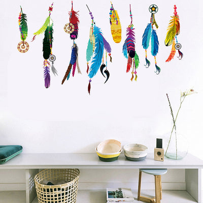 Feathers Wall Decals Stickers
