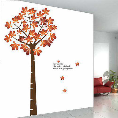 autumn-Winter Tree Vinyl Wall Art Decals Wall Decals Home decor Wallpaper 1