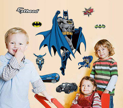 batman wall art decals stickers kids childrens room decor