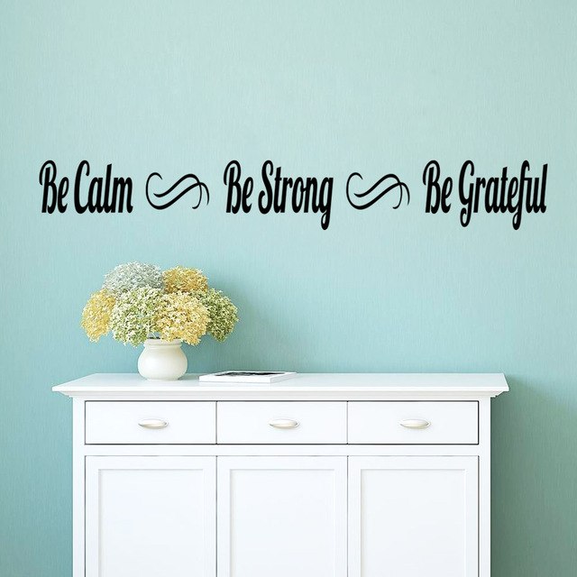 be calm wall decal