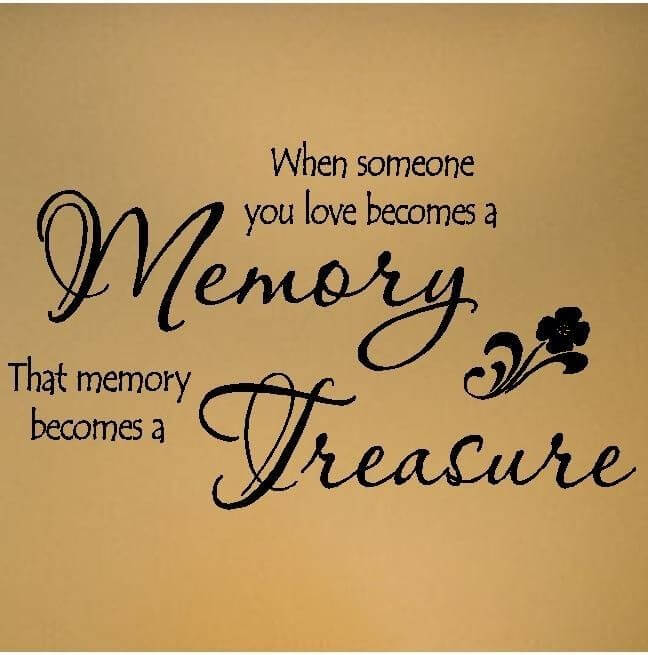 Love & Treasured Memories | Wall Stickers