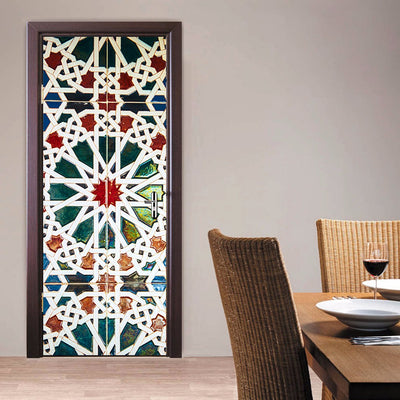 colourful door wall stickers
