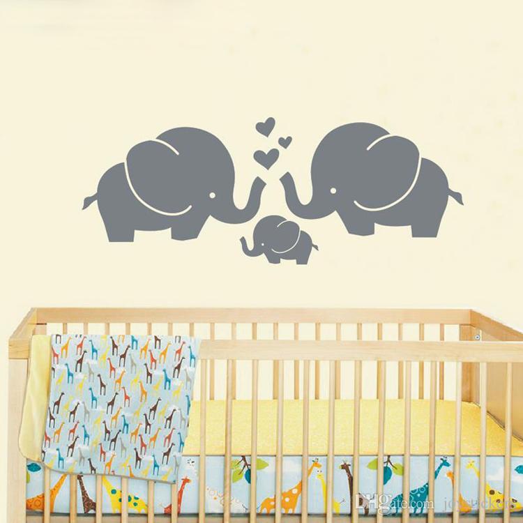 cute elephants decal