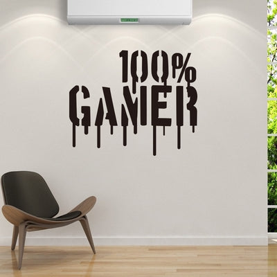 gamer wall sticker