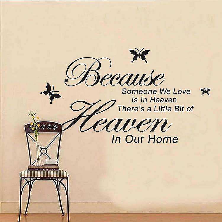 heaven wall quotes stickers art
