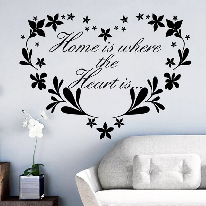 home is where the heart is wall decor
