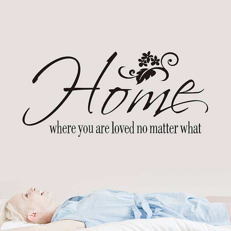 home wall stickers quotes