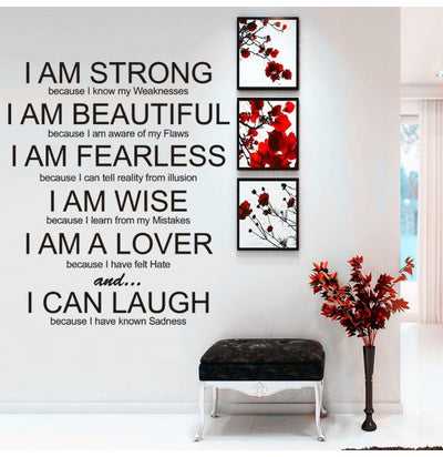 i am strong wall quote