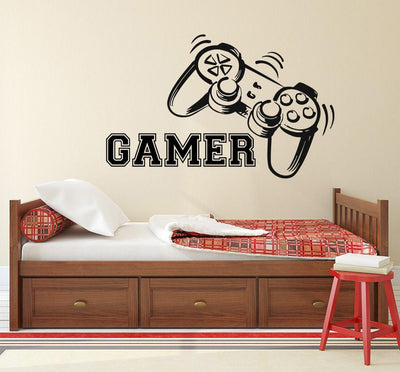 Game controller wall sticker