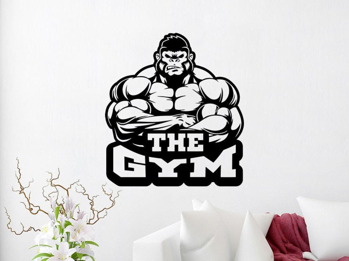 The Gym Wall Decal Stickers Gym Decor Wall Art – Walldecals.ie