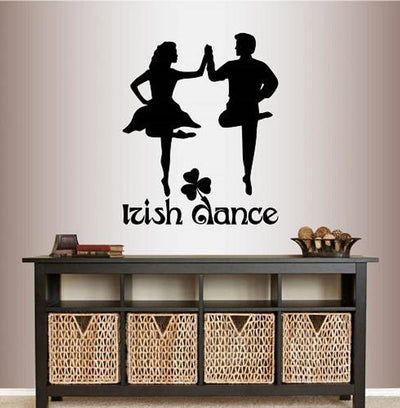 Irish dancing wall decal
