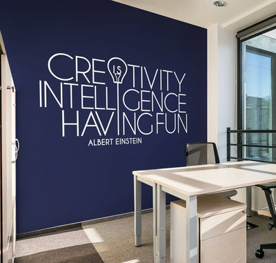Creativity Wall quote decal