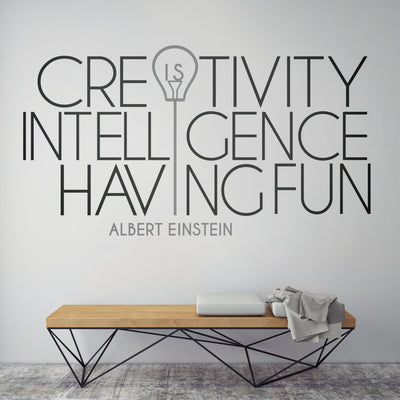 Creativity Wall quote decals