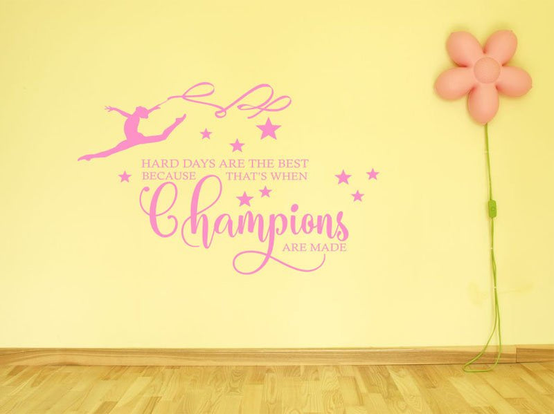Champions wall decal