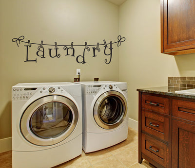 Laundry Wall Stickers Decals