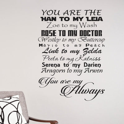 Disney Quote Wall Decals