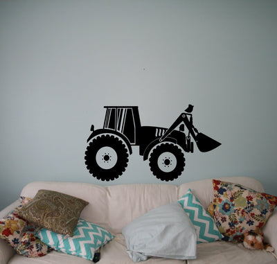 Tractor wall sticker for boys