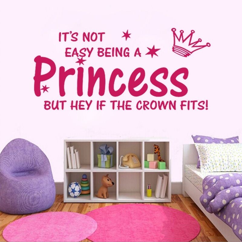 Its Not Easy Being Princes Wall Decals