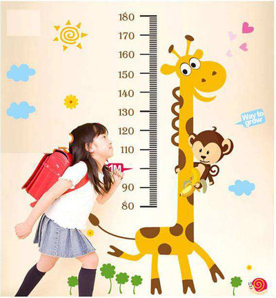 large-Giraffe-height-wall-stickers-kids-wall-stickers-decorative-painting-background-wallpaper-3d-cartoon-height-FREE