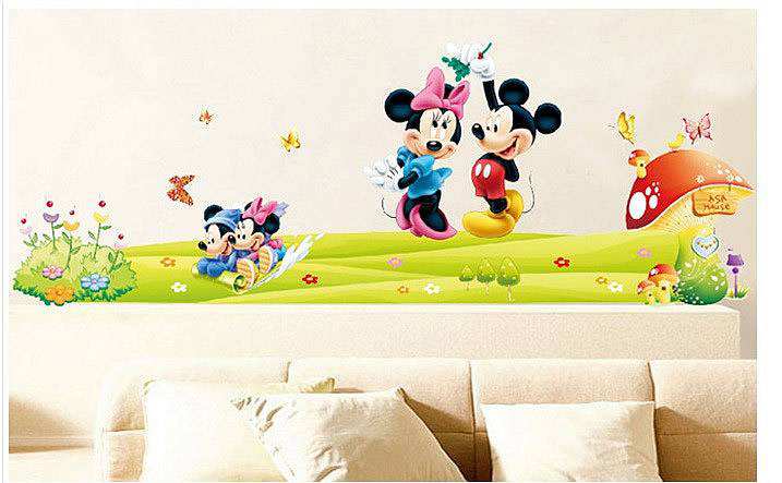 mickey minnie mouse wall sticker decals