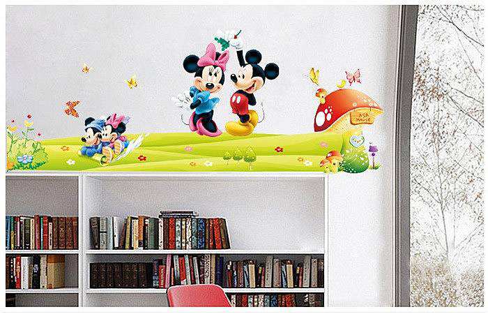 mickey mouse wall decals stikers art
