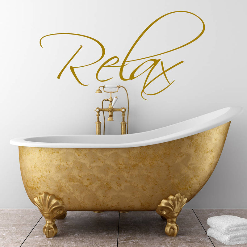 Relax wall decal
