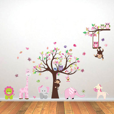 pink junge wall stickers