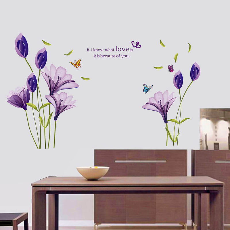purple wall decals stickers