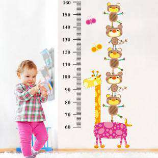 removable-wall-stickers-cartoon-stickers-AY862-tall-giraffe-Fun