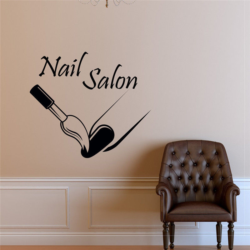 nail salon wall decal