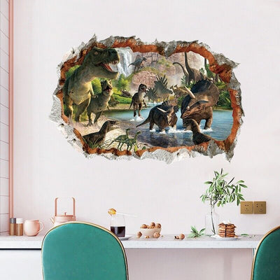 3D Dinosaurs Wall Stickers Decals