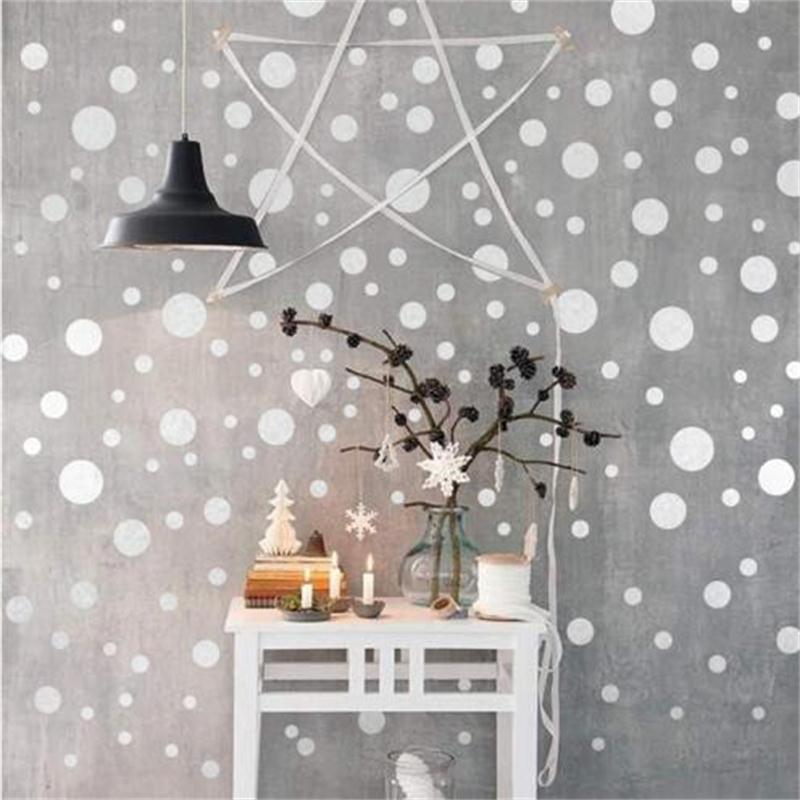 sliver dots wall decals
