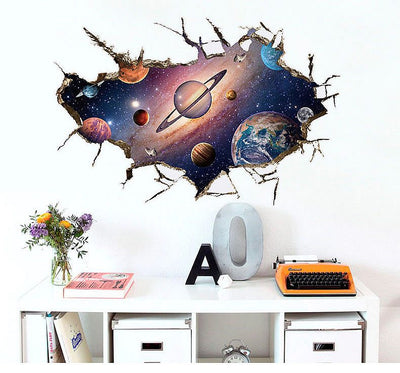 Space wall art decals