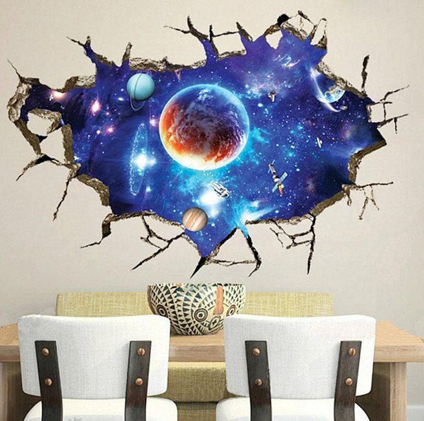 Space wall decals